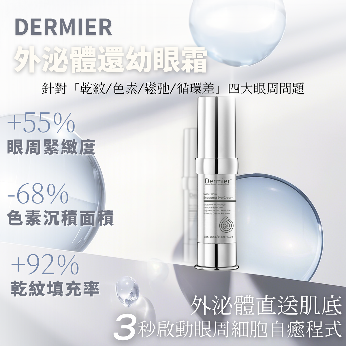 Dermier外泌體還幼眼霜