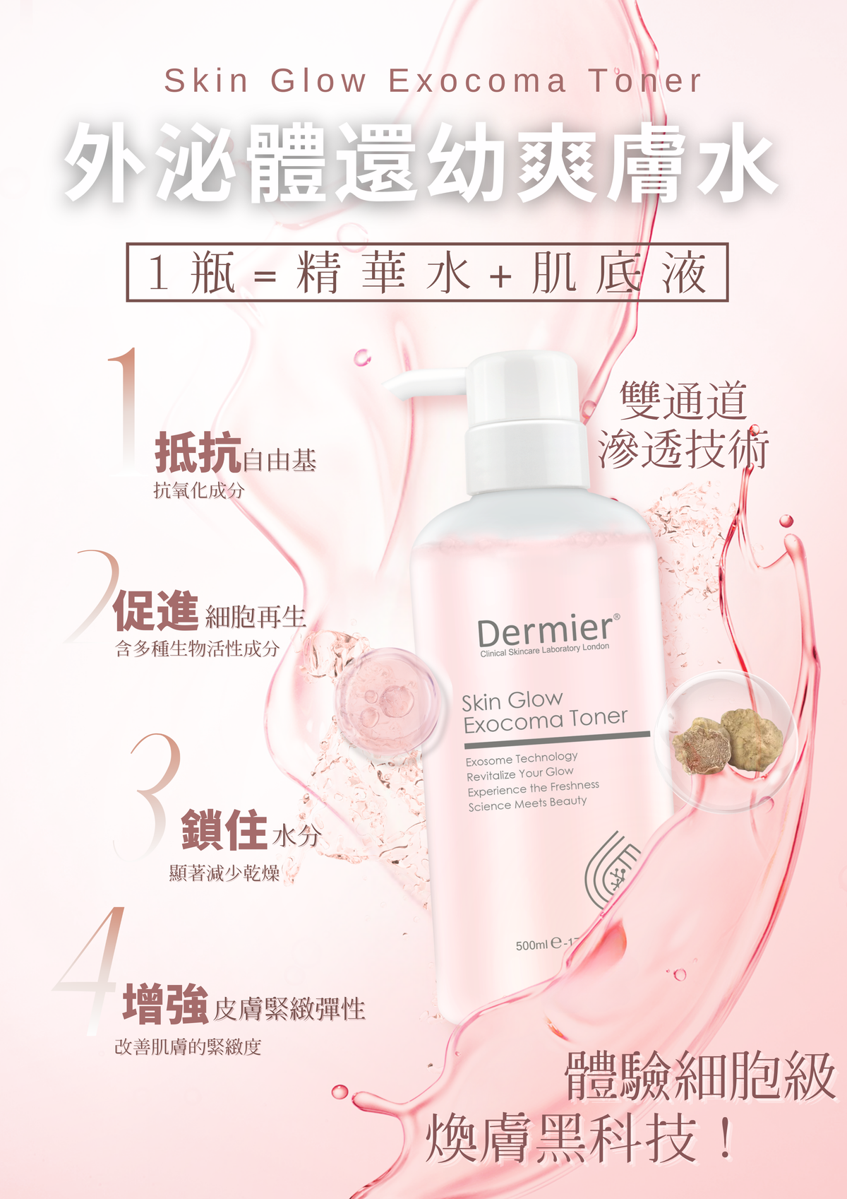 DERMIER 外泌體還幼爽膚水
