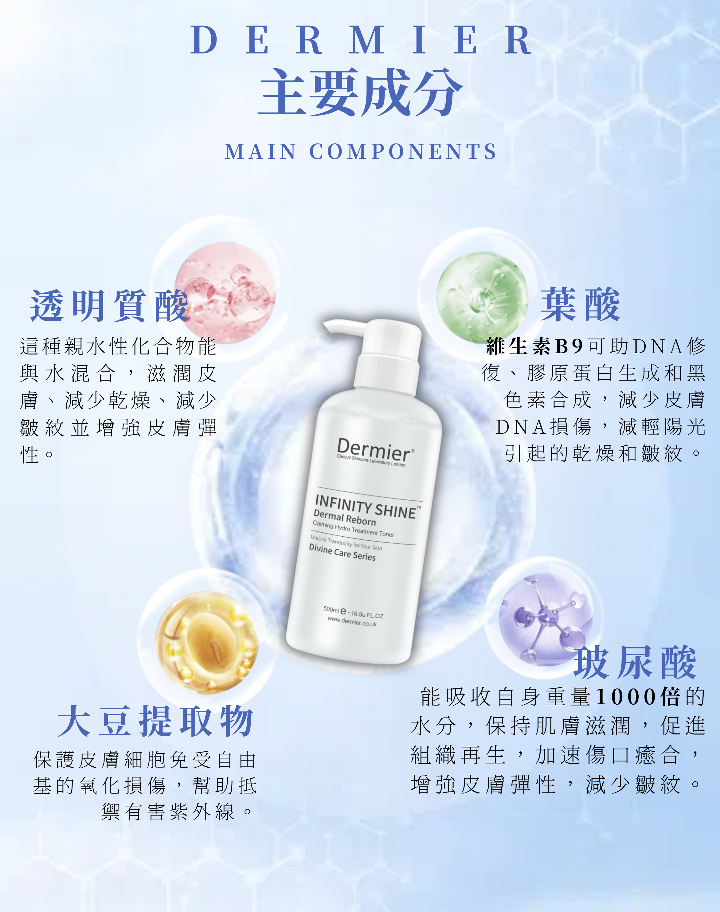 DERMIER嬰兒透光肌水潤爽膚水